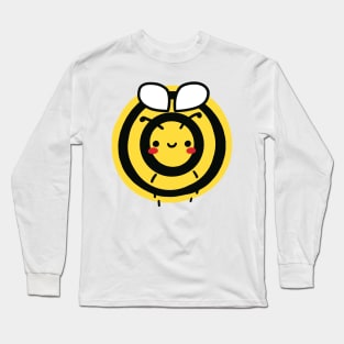 Fat bumblebee front view Long Sleeve T-Shirt